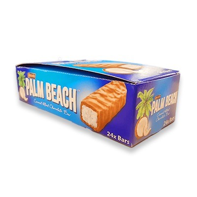 QUANTA PALM BEACH COCONUT CHOCOLATE BAR 24*16GM